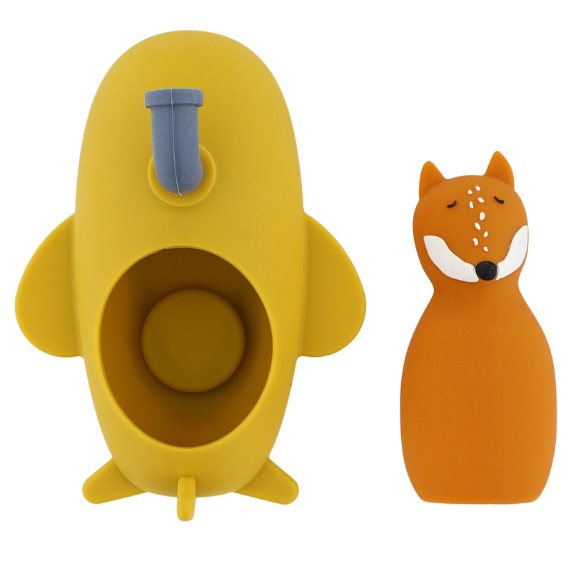 Trixie Silicone Bath Toy Submarine Mr. Fox