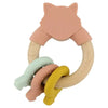 Trixie Silicone Wooden Activity Ring Mrs. Cat (0m-Plus)