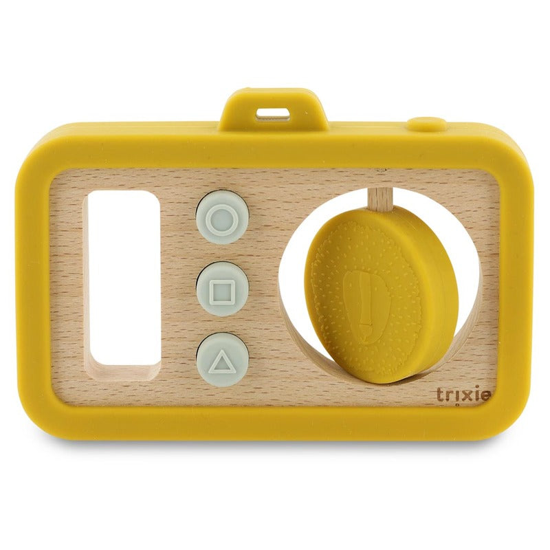 Trixie Silicone Wooden Baby Camera Mr.Lion (0m-Plus)