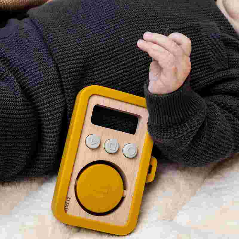 Trixie Silicone Wooden Baby Camera Mr.Lion (0m-Plus)