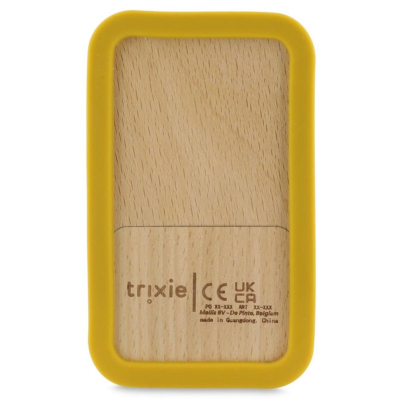 Trixie Silicone Wooden Baby Phone Mr. Lion (0m-Plus)