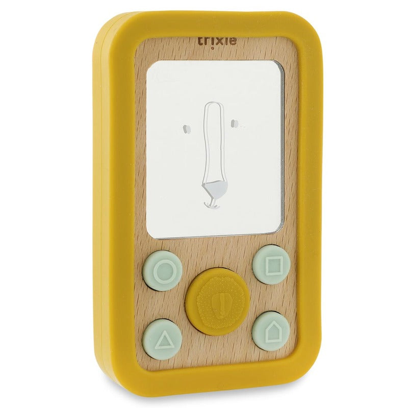 Trixie Silicone Wooden Baby Phone Mr. Lion (0m-Plus)