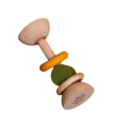 Trixie Silicone Wooden Rattle Mr. Dino (0m-Plus)
