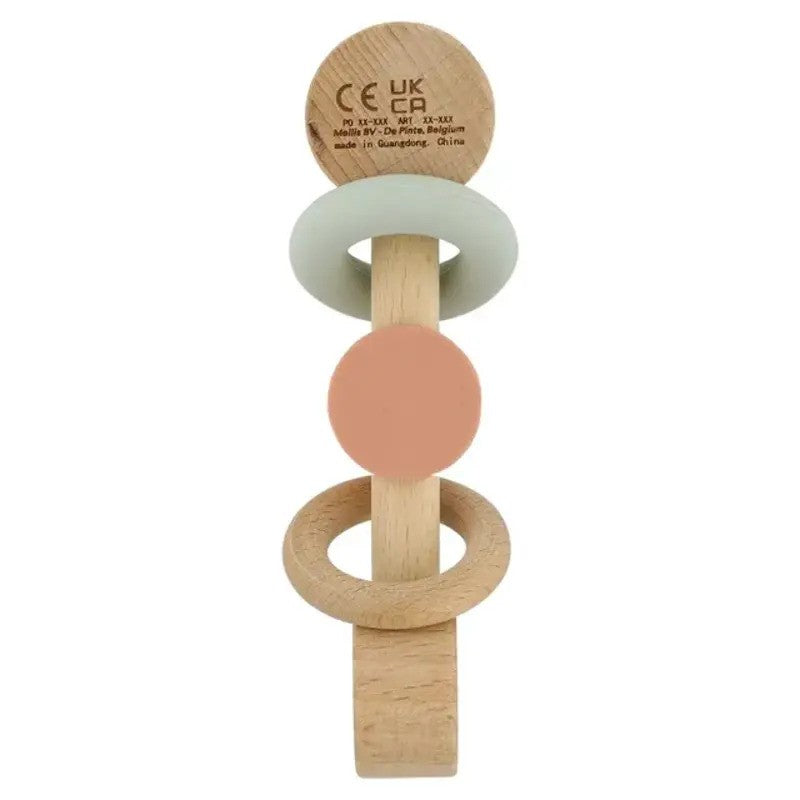 Trixie Silicone Wooden Rattle Mrs. Cat (0m-Plus)