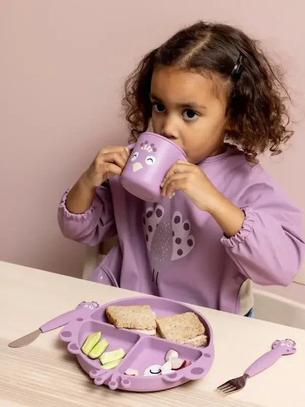 Trixie Sippy Cup Silicone Mrs. Peacock (4m-Plus)