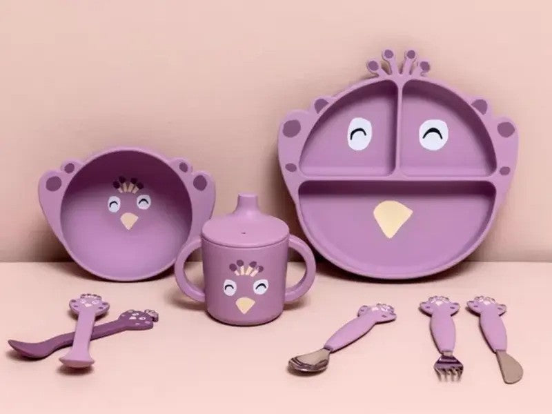 Trixie Sippy Cup Silicone Mrs. Peacock (4m-Plus)