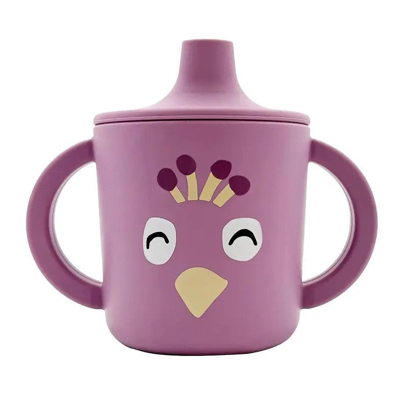 Trixie Sippy Cup Silicone Mrs. Peacock (4m-Plus)