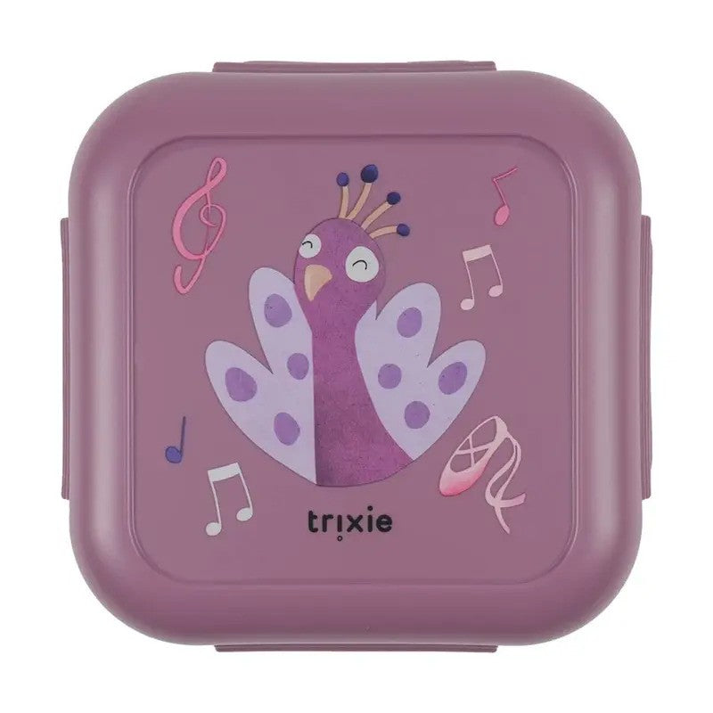 Trixie Snack Box With Clips Ballerina Mrs. Peacock