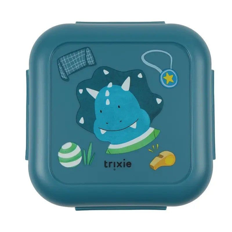 Trixie Snack Box With Clips Ballplayer Mr. Triceratops