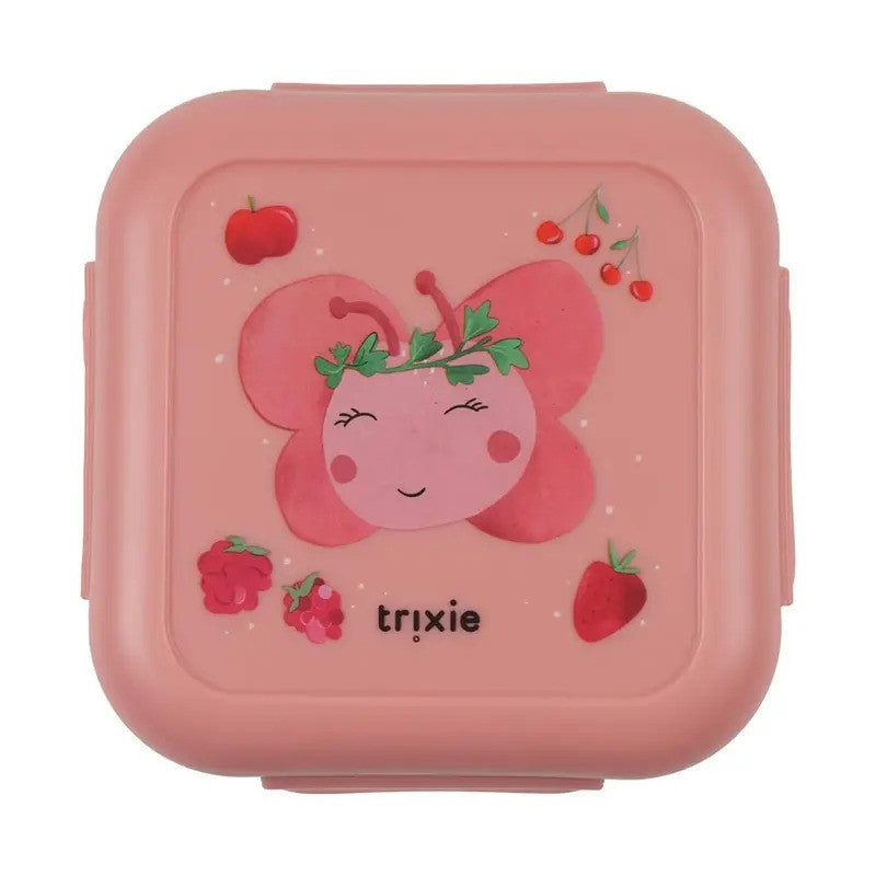 Trixie Snack Box With Clips Fruit Fairy Mrs. Butterfly