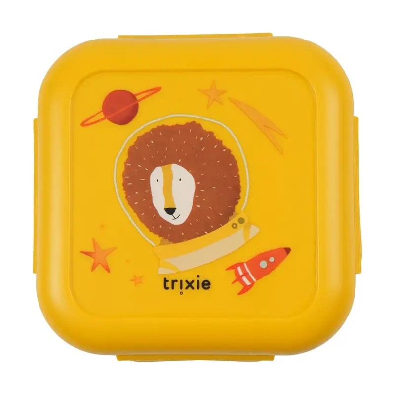 Trixie Snack Box With Clips Spaceman Mr. Lion