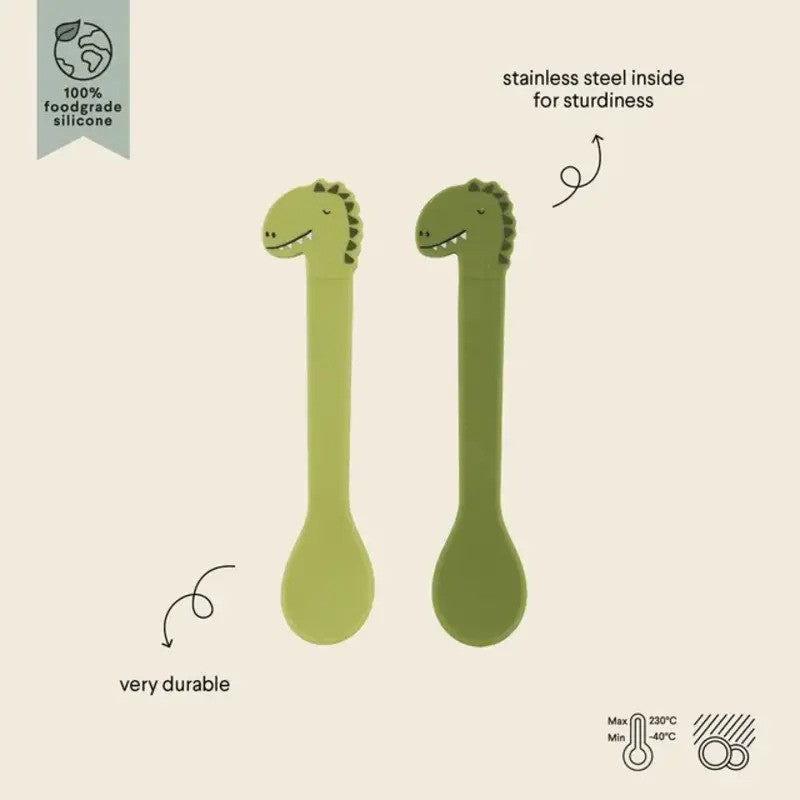 Trixie Spoon Silicone Mr. Dino (2Pack 4m- Plus)