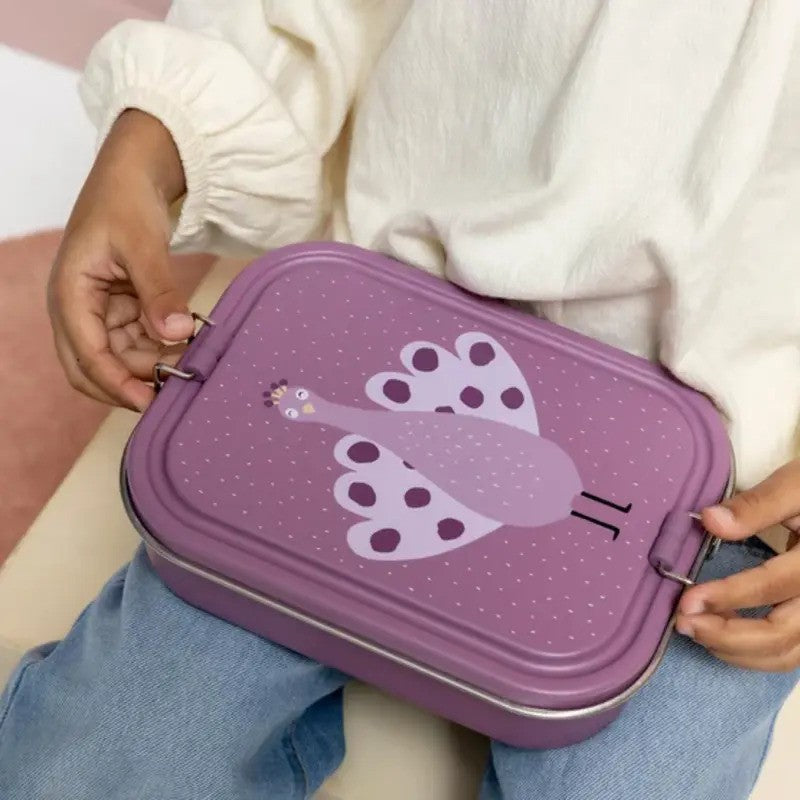 Trixie Stainless Steel Lunch Box Large Mrs. Peacock