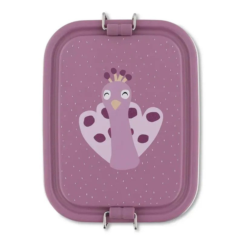 Trixie Stainless Steel Lunch Box Small  Mrs. Peacock