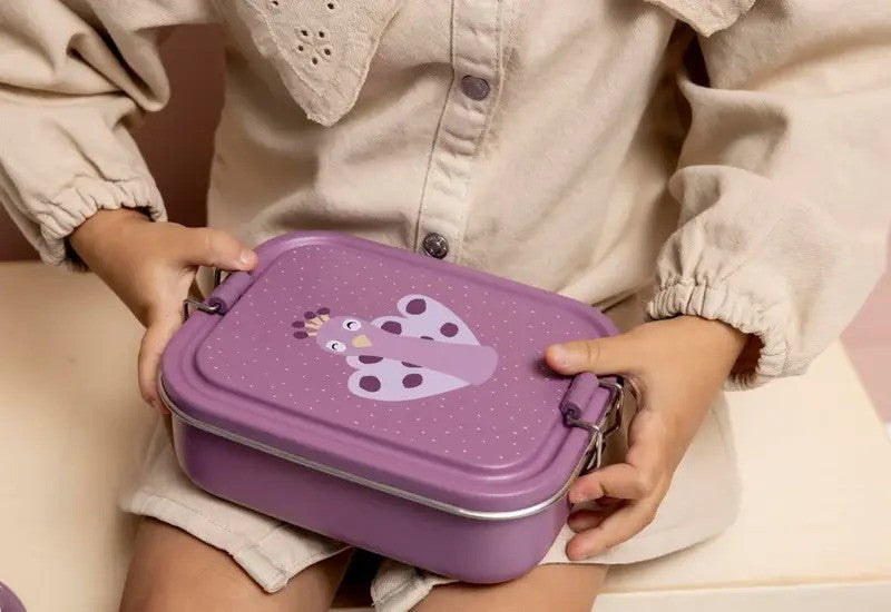 Trixie Stainless Steel Lunch Box Small  Mrs. Peacock
