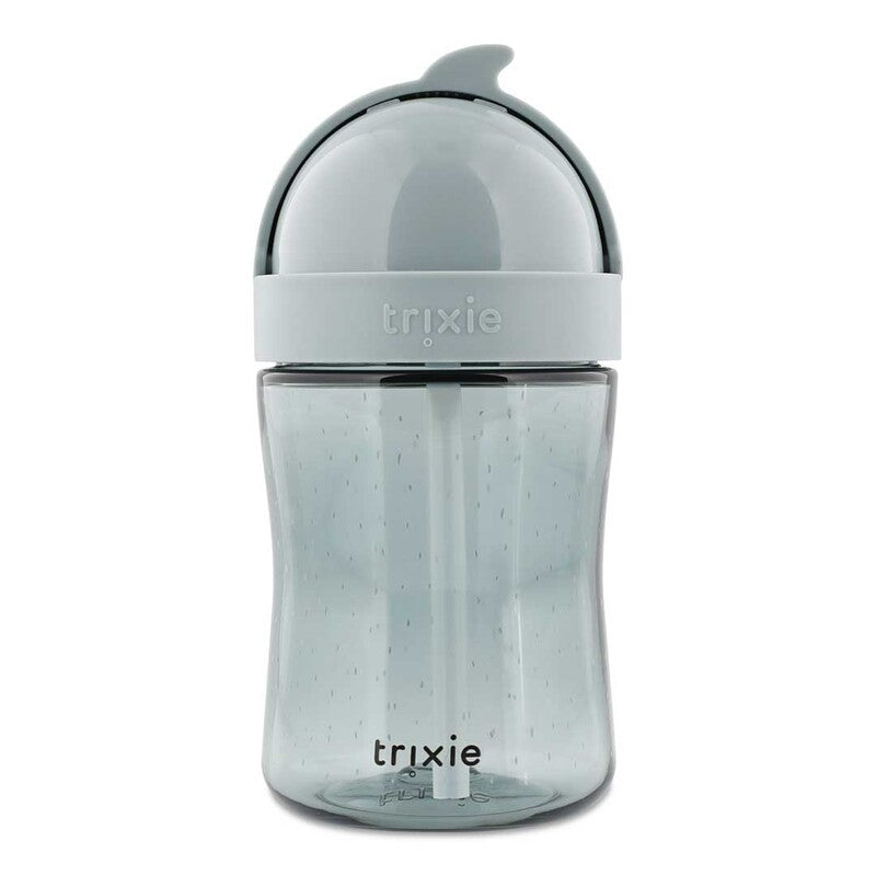 Trixie Tritan Spill Proof Straw Cup Mr. Shark (300ml, 9m-Plus)