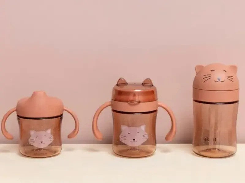 Trixie Tritan Spill Proof Straw Cup Mrs. Cat (300ml, 9m-Plus)