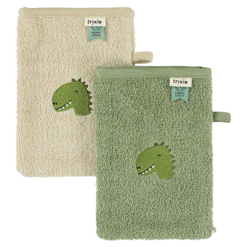 Trixie Washcloths Aura Dino (2pack 0m-Plus)