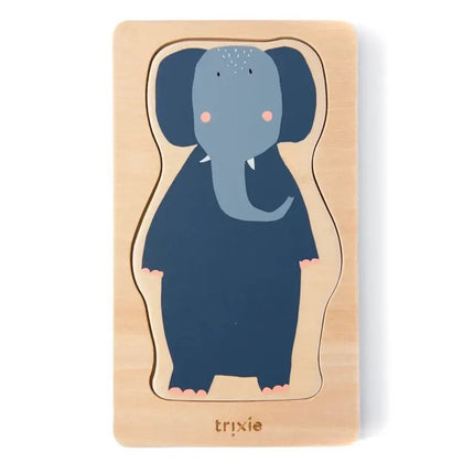 Trixie Wooden 4-Layer Animal Puzzle (1yr - Plus)