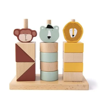 Trixie Wooden Animal Blocks Stacker