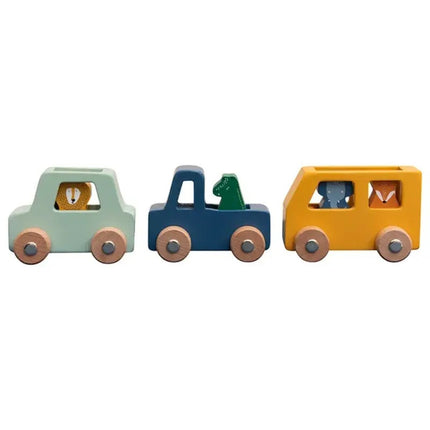 Trixie Wooden Animal Car Set (18m-Plus)