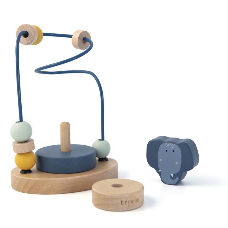 Trixie Wooden Beads Maze Mrs. Elephant (12m- Plus)
