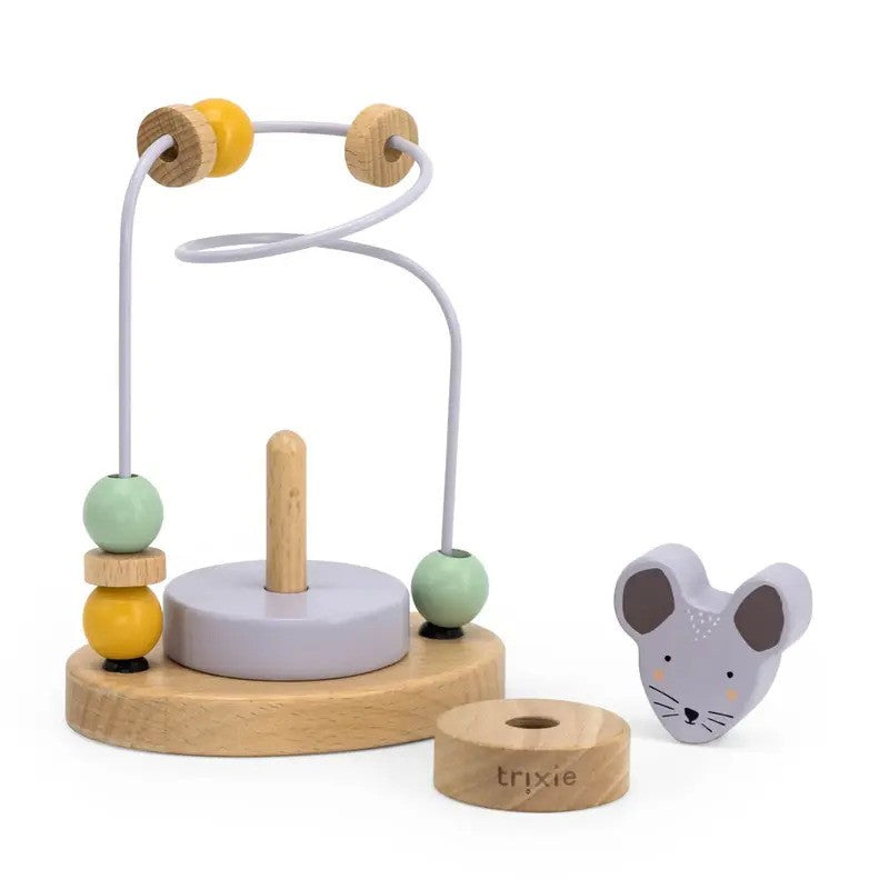 Trixie Wooden Beads Maze Mrs. Mouse (12m- Plus)