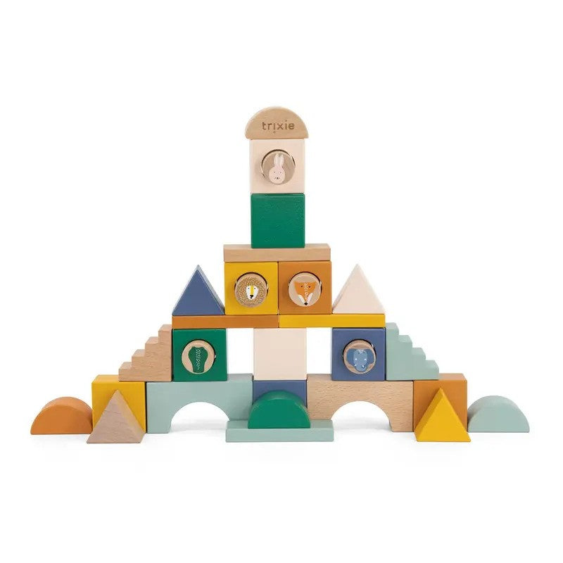 Trixie Wooden Block City 31 Pieces (24m-Plus)