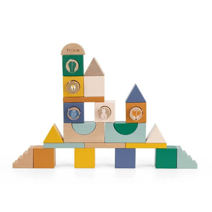 Trixie Wooden Block City 31 Pieces (24m-Plus)