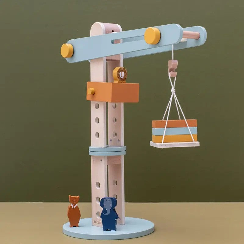 Trixie Wooden Construction Crane