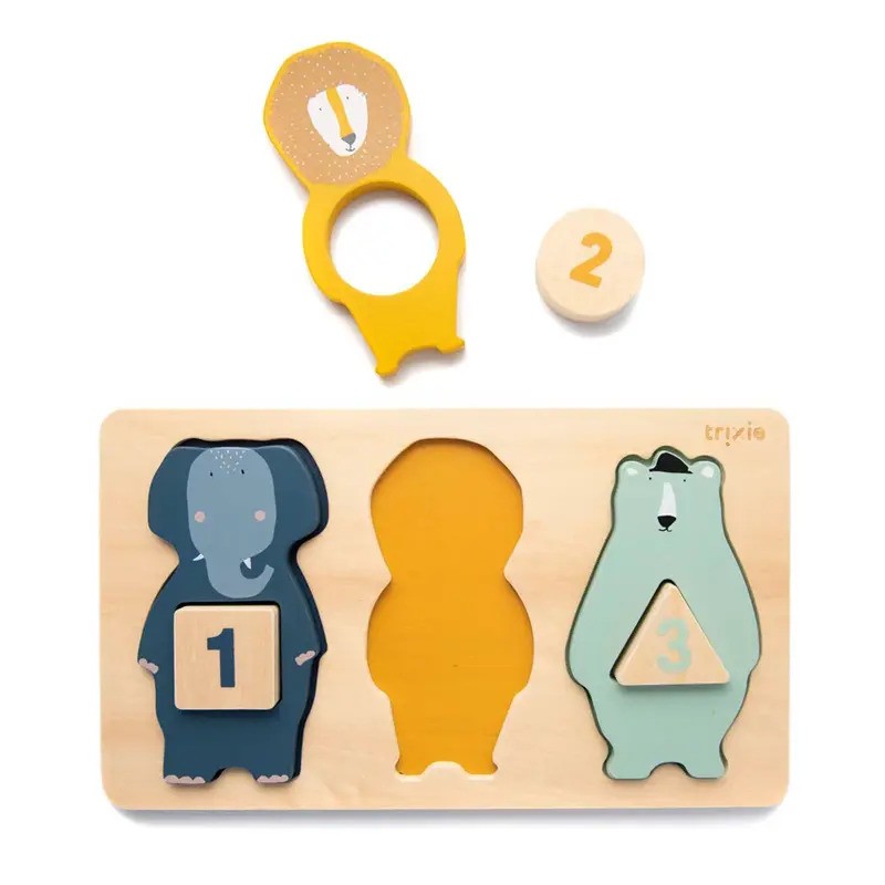 Trixie Wooden Counting Puzzle (1yr- Plus)
