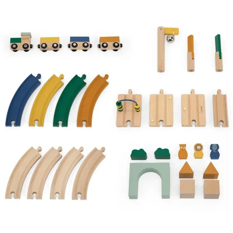 Trixie Wooden Railway Set (3yrs-Plus)