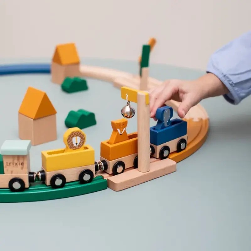 Trixie Wooden Railway Set (3yrs-Plus)