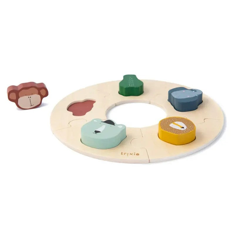 Trixie Wooden Round Puzzle (1yr- Plus)