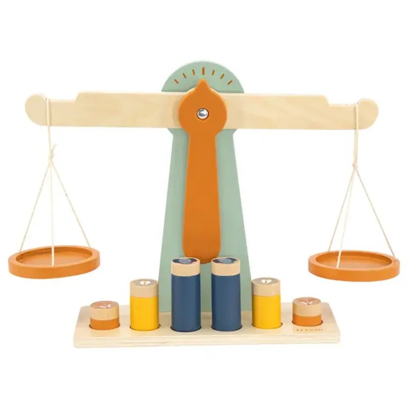Trixie Wooden Scale With 6 Weights