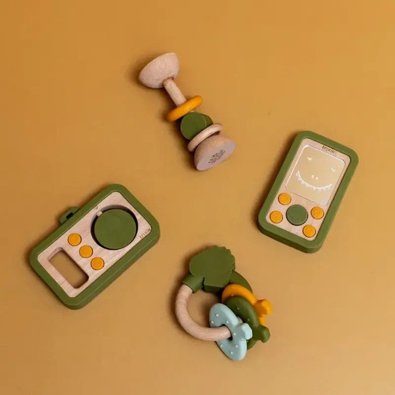 Trixie Wooden Silicone Baby Camera Mr. Dino