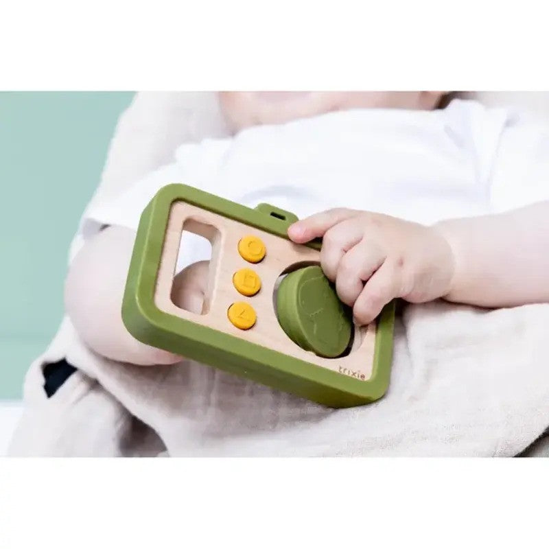Trixie Wooden Silicone Baby Camera Mr. Dino