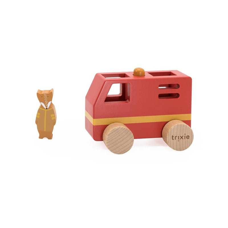 Trixie Wooden Small Fire Truck