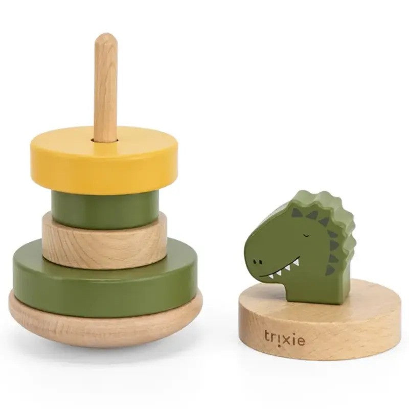 Trixie Wooden Stacking Toy Mr. Dino (12m- Plus)