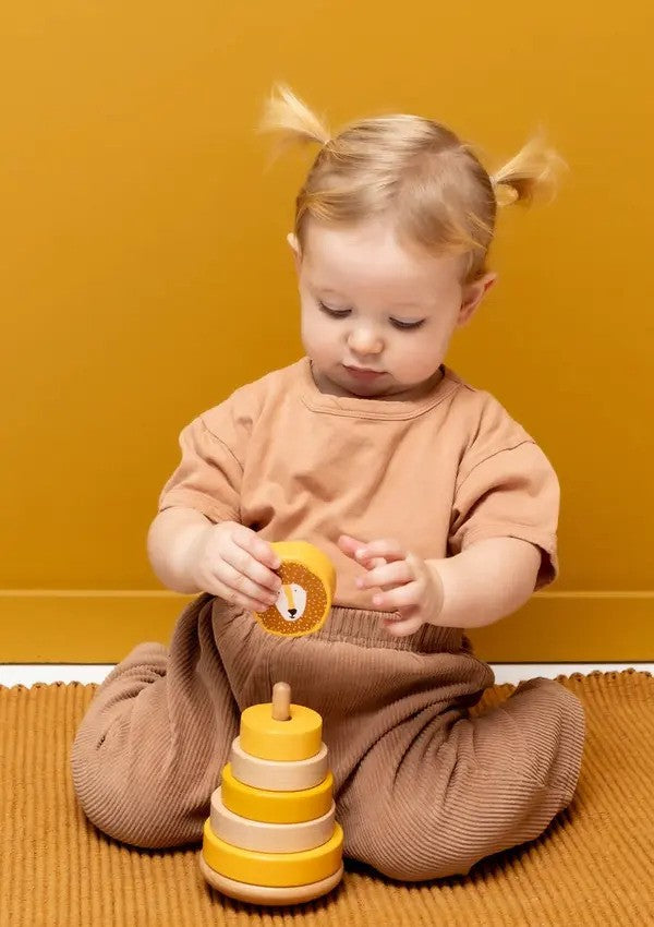 Trixie Wooden Stacking Toy Mr. Lion (12m- Plus)