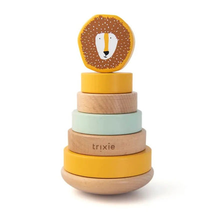 Trixie Wooden Stacking Toy Mr. Lion (12m- Plus)