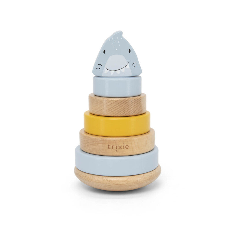 Trixie Wooden Stacking Toy Mr. Shark – fivelittleduck