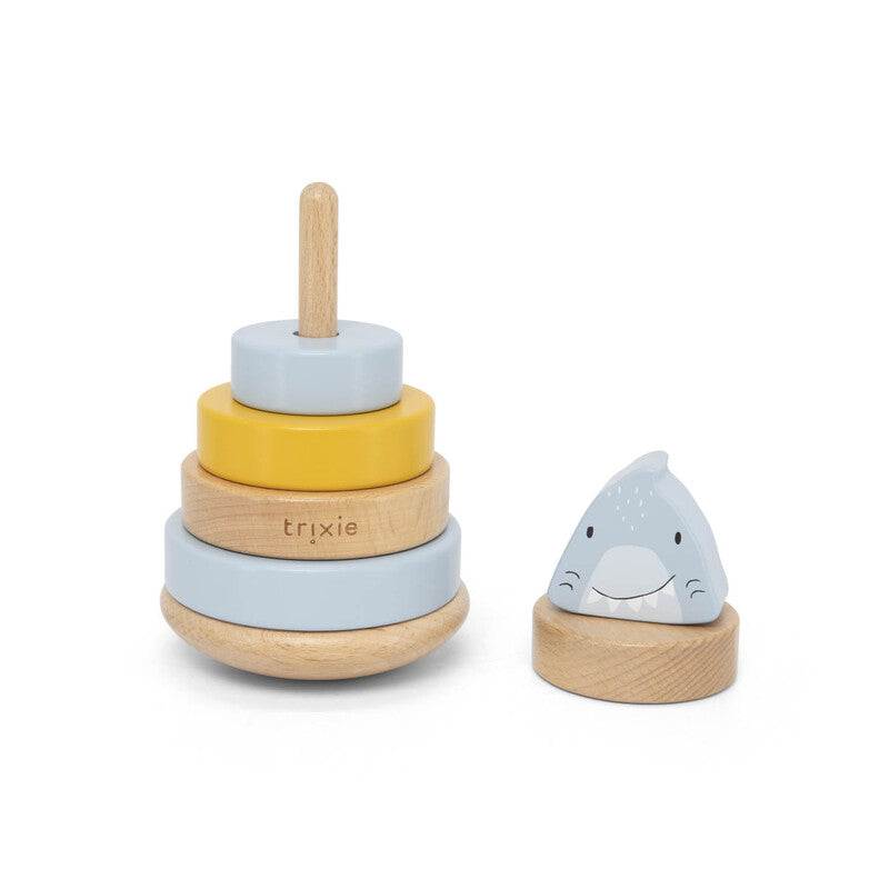 Trixie Wooden Stacking Toy Mr. Shark