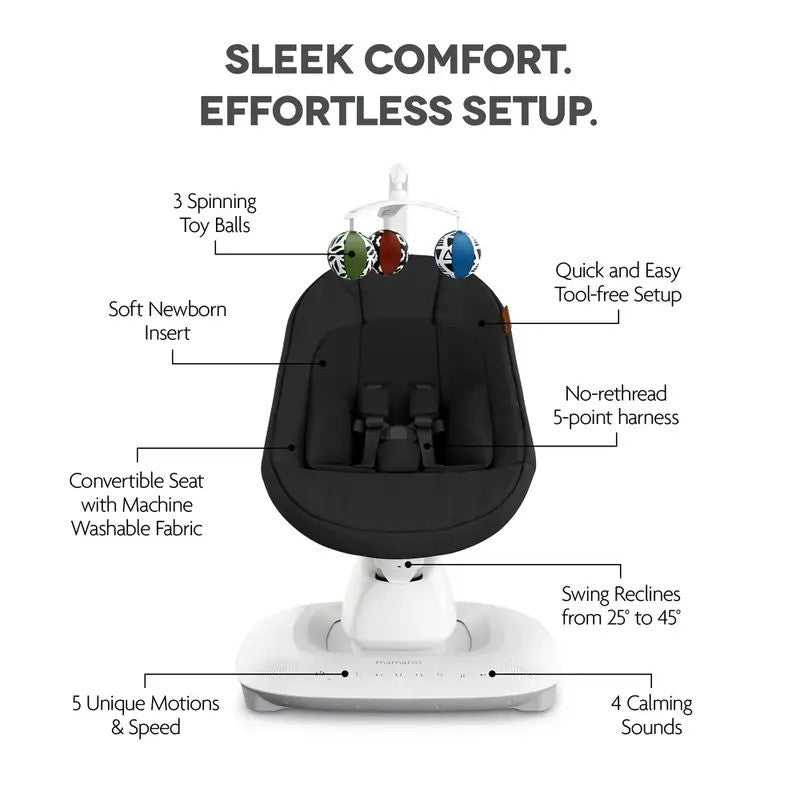 UPPAbaby Mamaroo Jake Charcoal Mélange