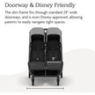 UPPAbaby Minu DUO Stroller Greyson Charcoal Melange Carbon Frame Saddle Leather