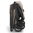 UPPAbaby Minu V3 Stroller Ada Sandstone Melange Carbon Frame Chestnut Leather
