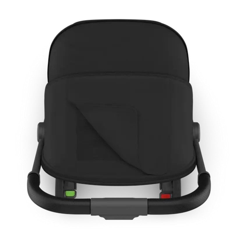 UPPAbaby Minu V3 Stroller James Charcoal Carbon Frame Black Leather