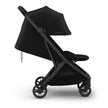 UPPAbaby Minu V3 Stroller James Charcoal Carbon Frame Black Leather