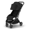 UPPAbaby Minu V3 Stroller James Charcoal Carbon Frame Black Leather