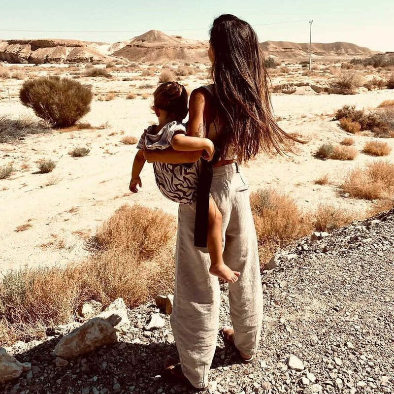 Wildride Toddler Carrier Zebra Pint Brown (Age 9m-4yrs)